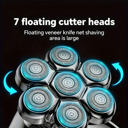 Effortless Head Shaving: GlideX® 7D 5-in-1 Head Shaver Kit (VAT Incl.)