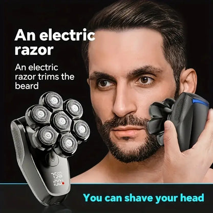 Effortless Head Shaving: GlideX® 7D 5-in-1 Head Shaver Kit (VAT Incl.)